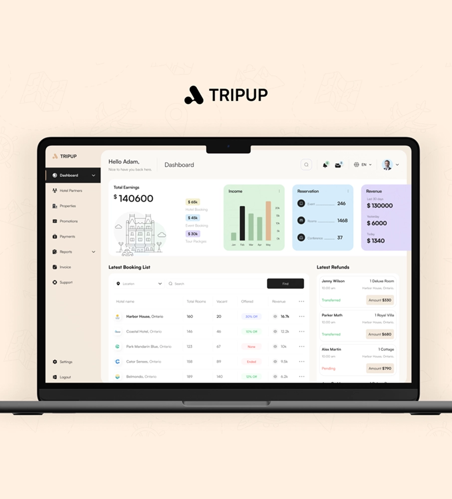 hotel booking app