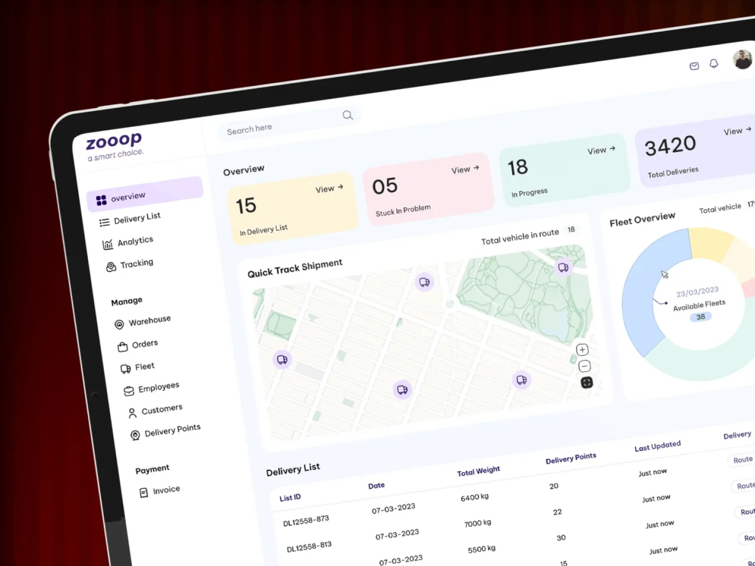 SaaS Transport Management System